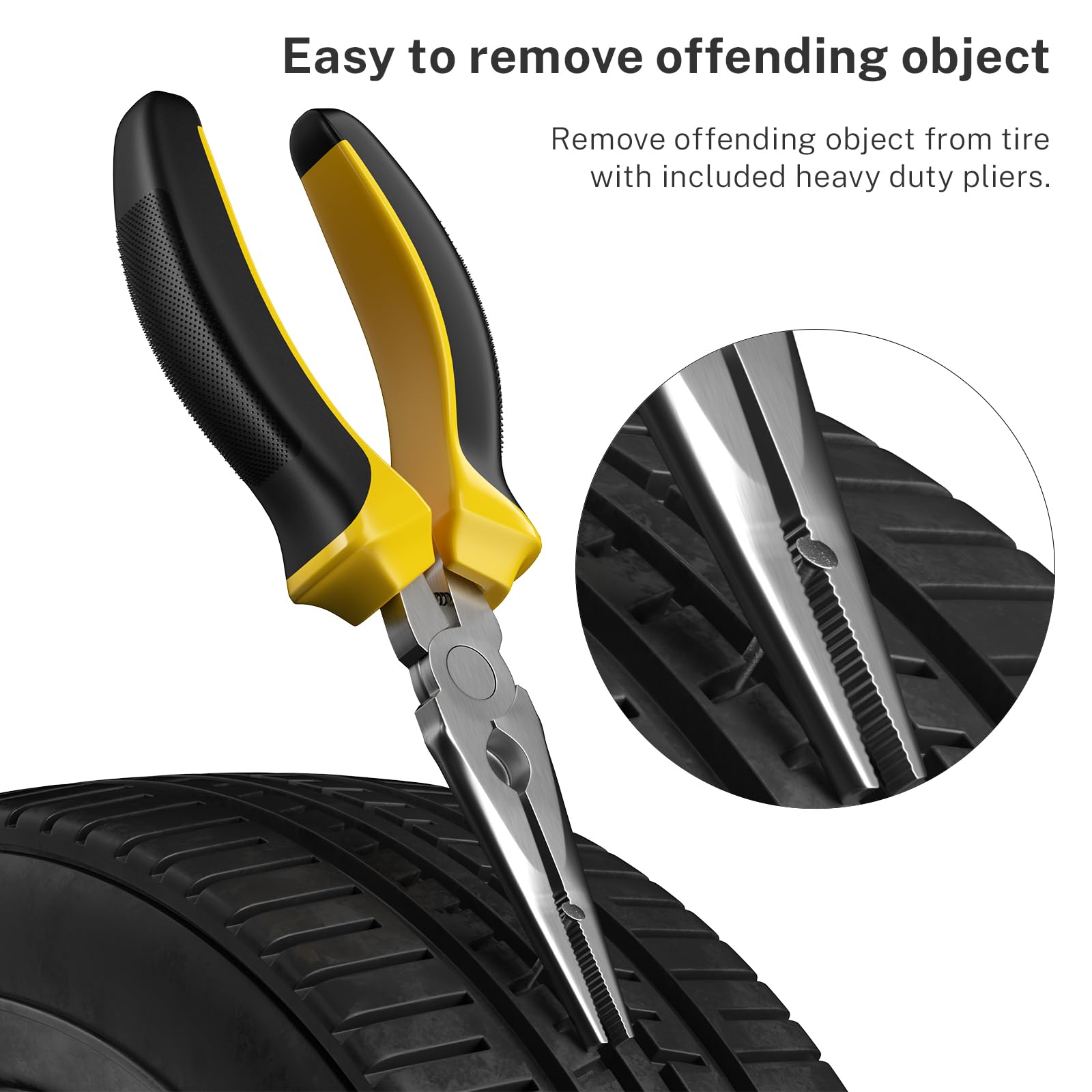 AUTOWN Flat Tire Repair Kit with Plugs 31 Pcs for Car, Motorcycle, ATV, Jeep, Truck, Tractor Flat Tire Puncture Repair 🍁 All In One Marketplace Canada