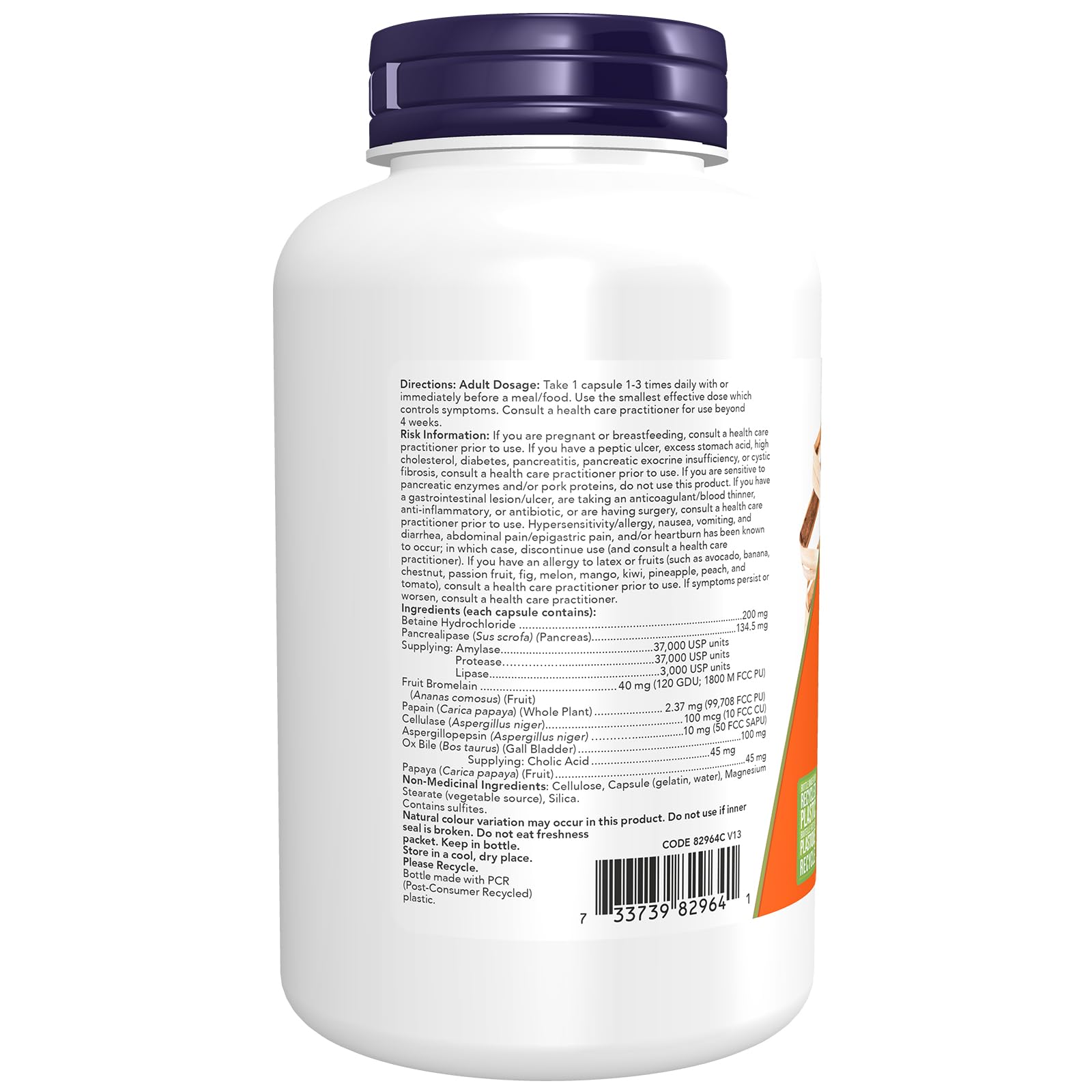 NOW Supplements, Super Enzymes, Formulated with Bromelain, Ox Bile, Pancreatin and Papain, Super Enzymes,180 Capsules 🍁 All In One Marketplace Canada