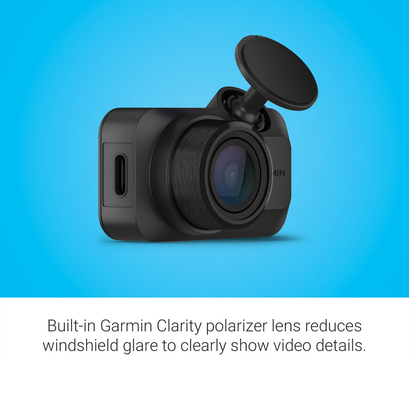 Garmin Dash Cam™ Mini 3, Ultracompact 1080p HD Dash Cam with a 140-degree Field of View, Built in Clarity™ Polarizer, Voice Controlled, Automatic Recording 🍁 All In One Marketplace Canada
