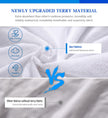 Twin Mattress Protector,Twin Mattress Cover Waterproof Mattress Protector Twin for Kids,Noiseless Soft Breathable Terry Twin Mattress Pad for Kids Pets Adults 39