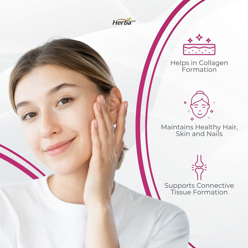 Herba Marine Collagen Powder for Women & Men with Hyaluronic Acid, Vitamin C, and Silica – 305g | Made in Canada | Wild Caught | Hydrolyzed Collagen Peptides | Antibiotics Free | Sustainably Sourced 🍁 All In One Marketplace Canada