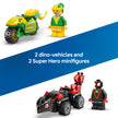 LEGO Marvel Spidey and His Amazing Friends Spin and Electro Dinosaur Vehicle Chase - Car and Motorcycle Preschool Building Toy for Kids, Boys and Girls, Ages 4+ - Gift Idea for Birthdays - 11198 🍁 All In One Marketplace Canada