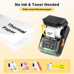 SUPVAN T50M Pro Bluetooth Label Maker Machine with Tape, Wide Waterproof Label, Versatile App with 30 Fonts and 660+ Icons, Inkless Labeler for Home, Kitchen, School, Office Organization, Set 1 🍁 All In One Marketplace Canada