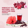 Soeos Organic Hibiscus Tea, 1lb (16oz) Whole Dried Hibiscus Flowers, Caffeine-Free Herbal Tea with Bold Tart Flavor, Perfect for Iced Tea, Hot Infusions & Floral Blends. 🍁 All In One Marketplace Canada