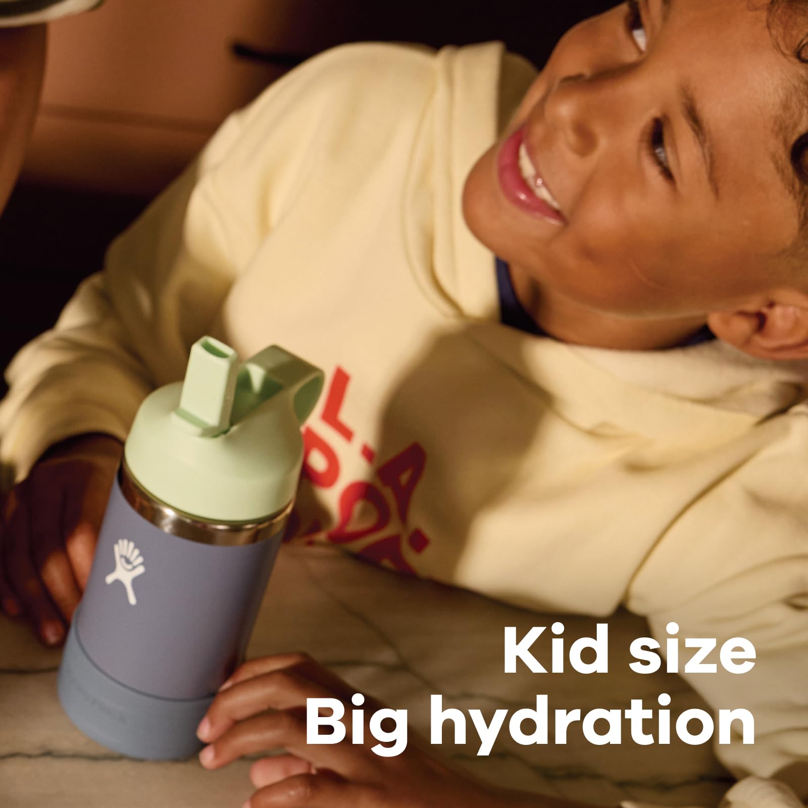 Hydro Flask 12 Oz Kids Wide Mouth Bottle with Straw Cap and Boot, Anemone 🍁 All In One Marketplace Canada