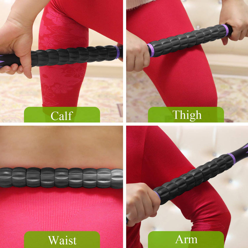 Muscle Roller, Massage Roller Stick for Athletes, Help Reducing Muscle Soreness Cramping Tightness Leg Arms Back Calves Muscle Massager(Purple) 🍁 All In One Marketplace Canada