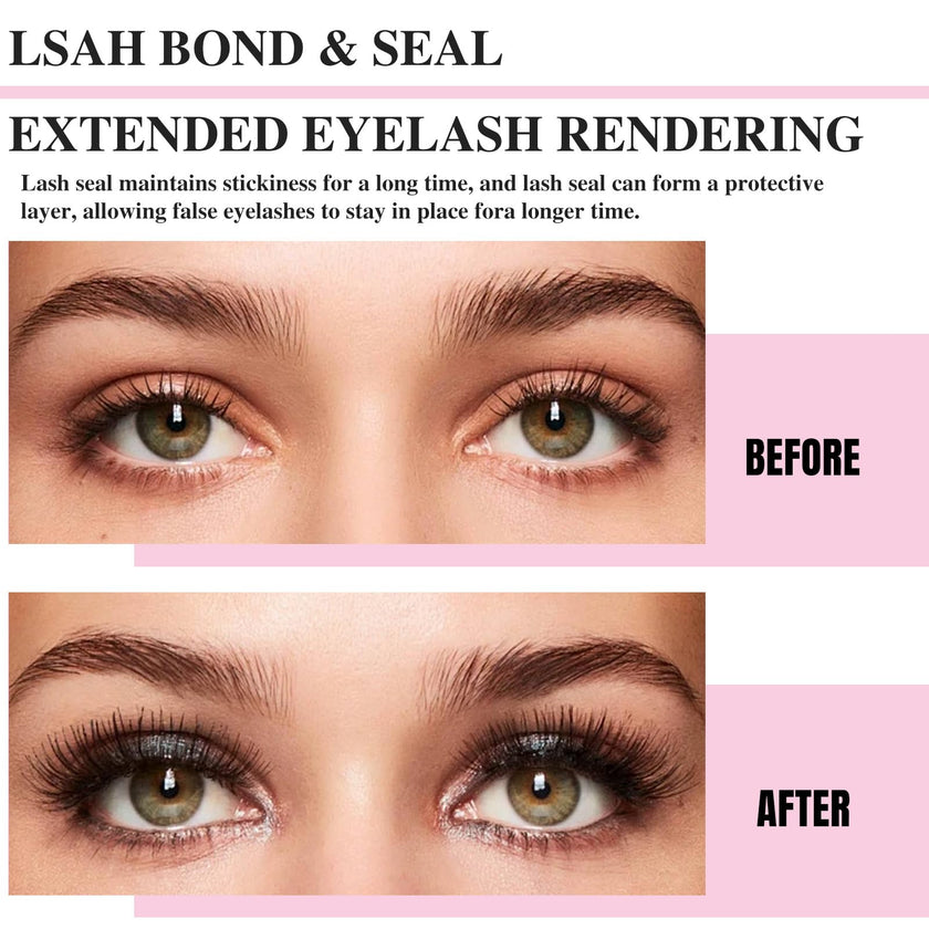 Mayhug Lash Cluster Glue Waterproof Lash Bond and Seal Kit with Lash Glue Remover and Tweezers Long-Lasting For DIY Eyelash Extension At Home Use Beginners Friendly Kit 4-in-1 🍁 All In One Marketplace Canada
