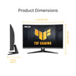 ASUS TUF Gaming 31.5” 1440P Curved HDR Gaming Monitor (VG32WQ3B) – QHD (2560 x 1440), 180Hz, 0.5ms, 1500R, Extreme Low Motion Blur, FreeSync, 90% DCI-P3, Shadow Boost, DisplayWidget, 3 yr Warranty 🍁 All In One Marketplace Canada