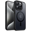 JETech Magnetic Case for iPhone 15 Pro 6.1-Inch Compatible with MagSafe, Translucent Matte Back Slim Shockproof Phone Cover (Black) 🍁 All In One Marketplace Canada