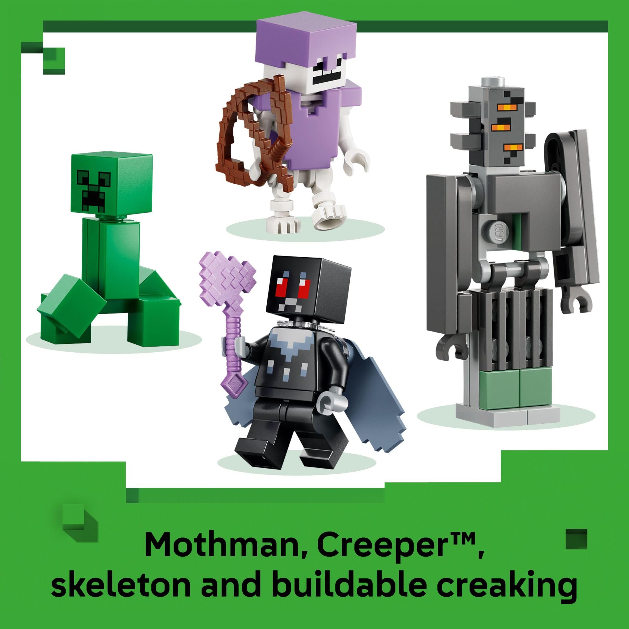 LEGO Minecraft The Pale Garden Building & Pretend Play Toy for Boys & Girls - Video Game Playset & Toy Figures for Kids, Ages 7+ - W/Mothman & Creeper Minifigures - Gift Idea for Birthdays - 21586 🍁 All In One Marketplace Canada