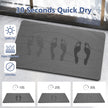 Ceecysaa 80x50cm Stone Bath Mat, Diatomaceous Earth Quick Dry Non Slip, Dark Gray 🍁 All In One Marketplace Canada