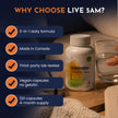 Live 5AM Ashwagandha 6000mg with L-Theanine 200mg, Magnesium Bisglycinate 75mg & Black Pepper Extract - Relaxation, Stress & Restlessness Support - 4 Month Supply, 120 Capsules - Made in Canada 🍁 All In One Marketplace Canada