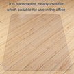 Kuyal Clear Chair mat for Hard Floors 36 x 48 inches Transparent Floor Mats Wood/Tile Protection Mat for Office & Home (36