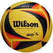 Wilson Offical AVP II Replica Outdoor Beach + Sand Volleyball - Yellow/Black, Offical Size 🍁 All In One Marketplace Canada