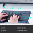 Logitech K400 Plus Wireless Touch TV Keyboard with Easy Media Control and Built-in Touchpad, HTPC Keyboard for PC-Connected TV, Windows, Android, ChromeOS, Laptop, Tablet - Black 🍁 All In One Marketplace Canada