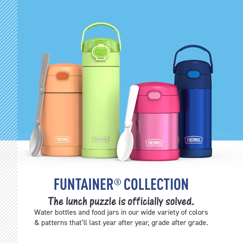 THERMOS FUNTAINER 14 Ounce Stainless Steel Vacuum Insulated Bottle, Unicorn Blooms 🍁 All In One Marketplace Canada