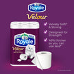 Royale Velour Toilet Paper, 12 Equal 48 Rolls, 284 Bathroom Tissues per roll 🍁 All In One Marketplace Canada