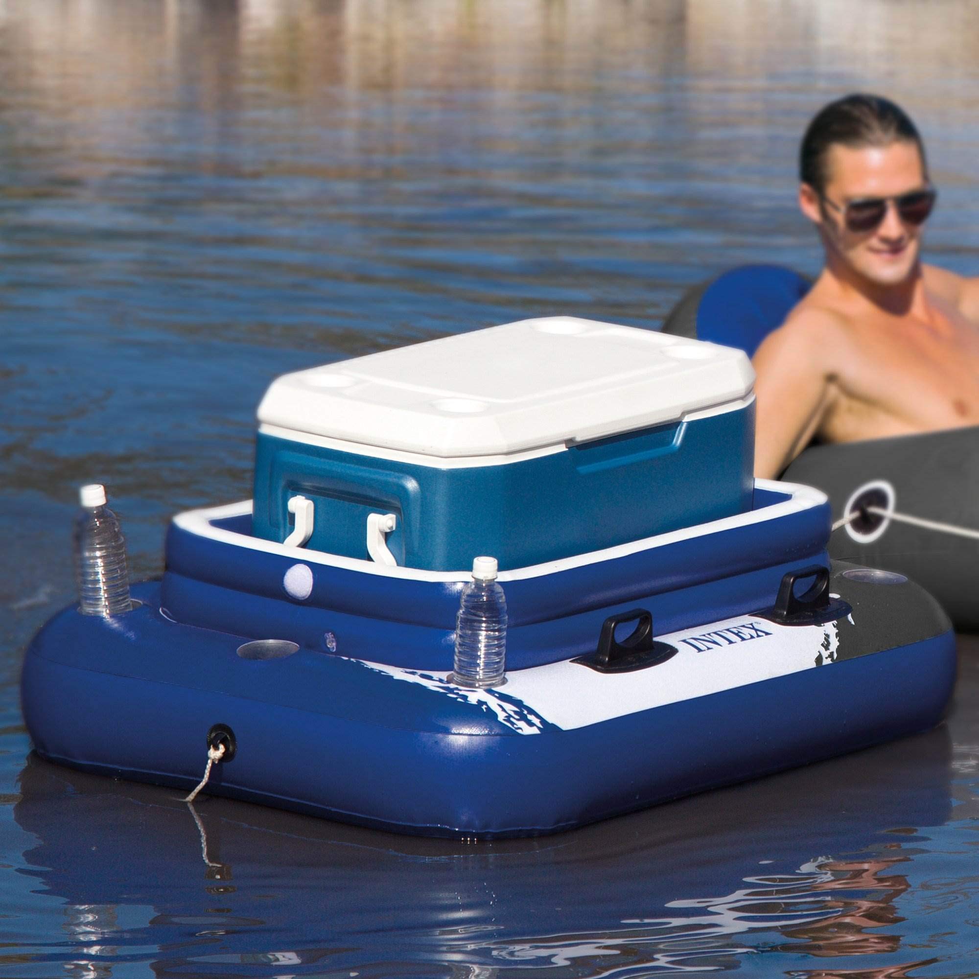 Intex 58821EP Inflatable Mega Chill II 72 Can Beverage Cooler Float with Lid 🍁 All In One Marketplace Canada