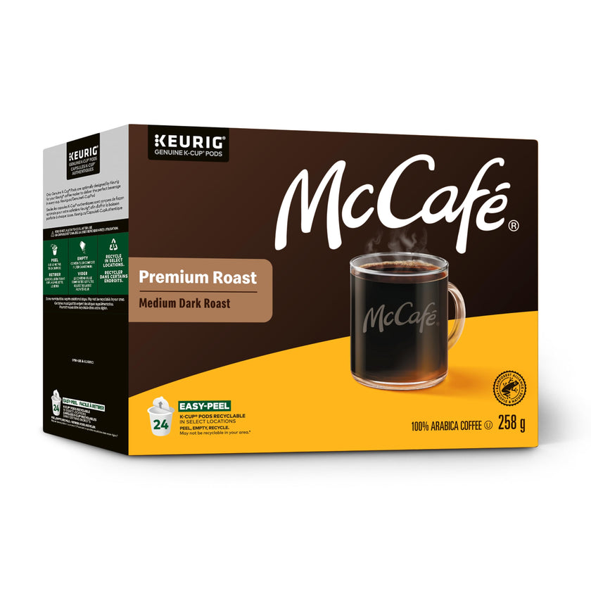 McCafé Premium Medium Dark Roast, K-Cup Coffee Pods, 24 Count 🍁 All In One Marketplace Canada