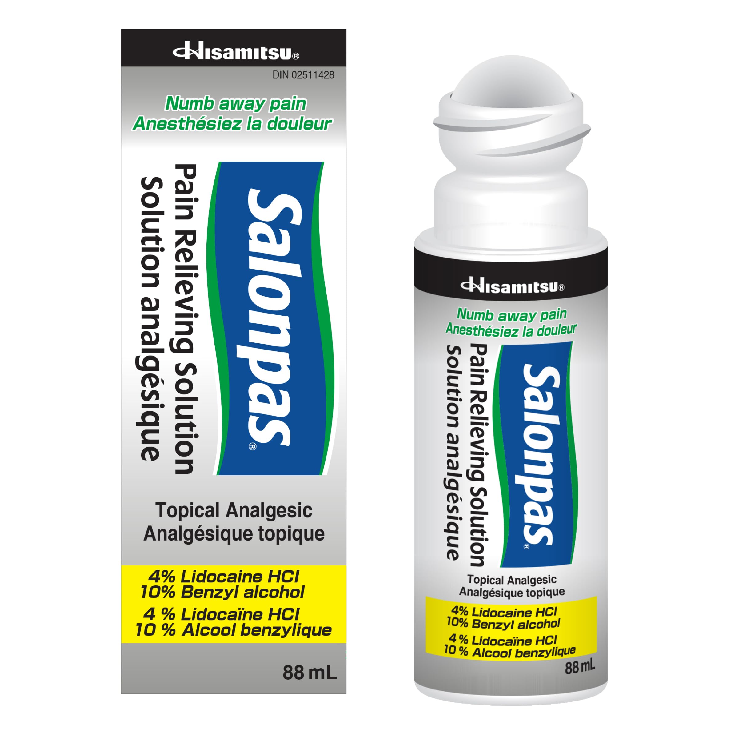Salonpas Pain Relieving Solution, 88 ml 🍁 All In One Marketplace Canada