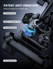 Lamicall Motorcycle Phone Mount Holder - [Dual Vibration Dampener] [720° Adjustment Arm] Motorcycle Cell Phone Holder, Bike Handlebar Phone Mount for iPhone 17 Pro/Air/16/15/14 Pro Max, 4.7-6.7