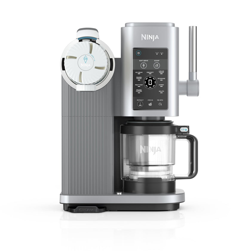 Ninja CREAMi Swirl Ice Cream and Soft Serve Maker, Sorbet, Milkshake, Frozen Yogurt, Low Calories Program & More, 13-in-1, Soft Serve Handle & (2) CREAMi Swirl 16oz Pints, For Kids & ALL ages, NC701C 🍁 All In One Marketplace Canada