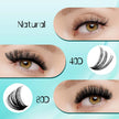 GEMERRY Cluster Lashes Lash Clusters Lash Extension Kit Black Brown Eyelashes 3D-200D 8-20mm (1 count (Pack of 1), Beginner Set-80D) 🍁 All In One Marketplace Canada