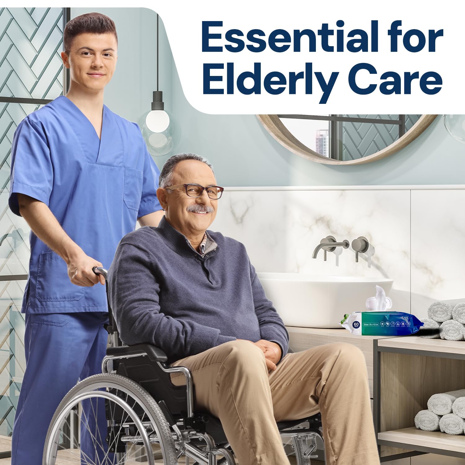 Adult Wipes For Elderly - 8