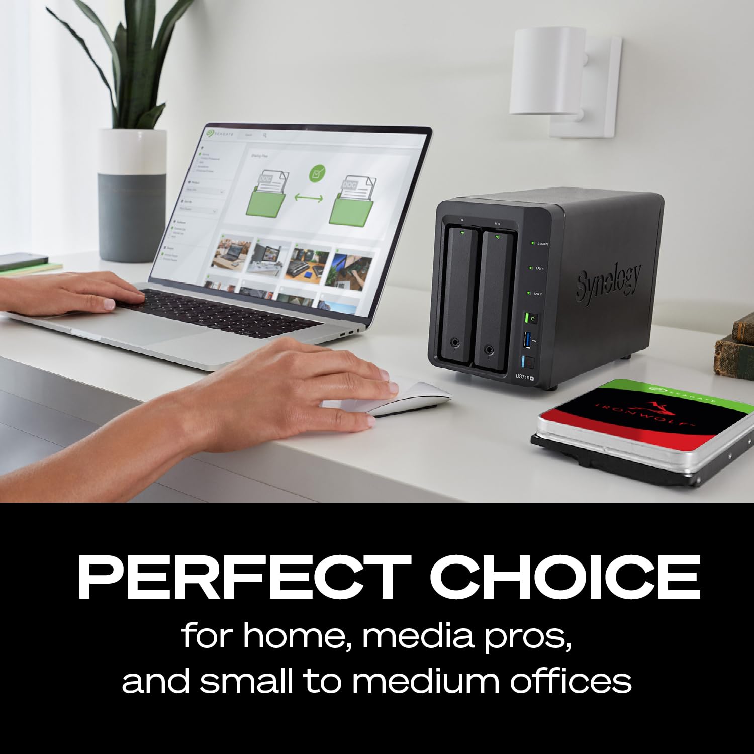 Seagate IronWolf 8TB NAS Internal Hard Drive HDD – 3.5 Inch SATA 6Gb/s 7200 RPM 256MB Cache for RAID Network Attached Storage (ST8000VNZ04/ST8000VN004) 🍁 All In One Marketplace Canada