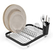 Umbra Sinkin Dish Drying Rack – Drainer Caddy with Removable Cutlery Holder – Use in Sink or On Counter, Standard, Black/Nickel 🍁 All In One Marketplace Canada