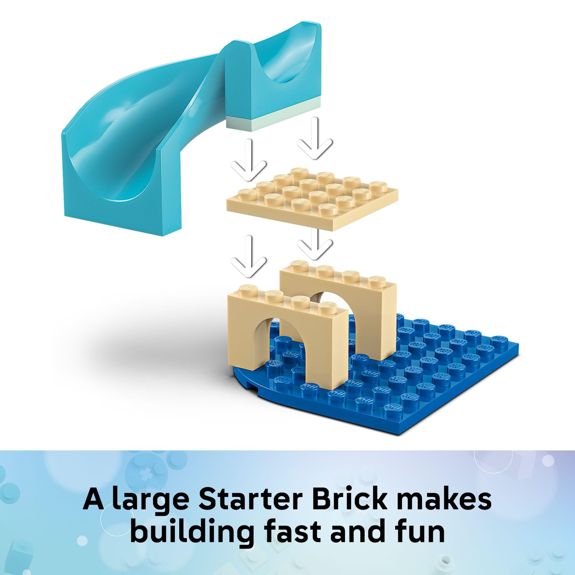 LEGO Gabby’s Dollhouse Mermaid Gabby’s Aquarium Adventure Building Blocks - Pretend Play & Learning Toy for Girls & Boys, Ages 4+, with Gabby & Mercat Mini Dolls - Gift Idea for Birthdays - 11204 🍁 All In One Marketplace Canada