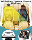 Zacro Baby Car Mirror, Shatter-Proof Acrylic Baby Mirror for Car, Rearview Baby Mirror-Easily to Observe The Baby's Every Move, Safety and 360 Degree Adjustability 🍁 All In One Marketplace Canada