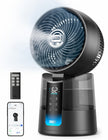 DREO TurboCool Misting Fan 516S, 150°+30°Omni-directional Oscillating Cooling Desk Fans that Blow Cold Air, 26 ft/s,Evaporative Air Cooler, 20dB, 6 Speeds 2 Modes, Remote & APP, RGB, Indoor, Grey 🍁 All In One Marketplace Canada
