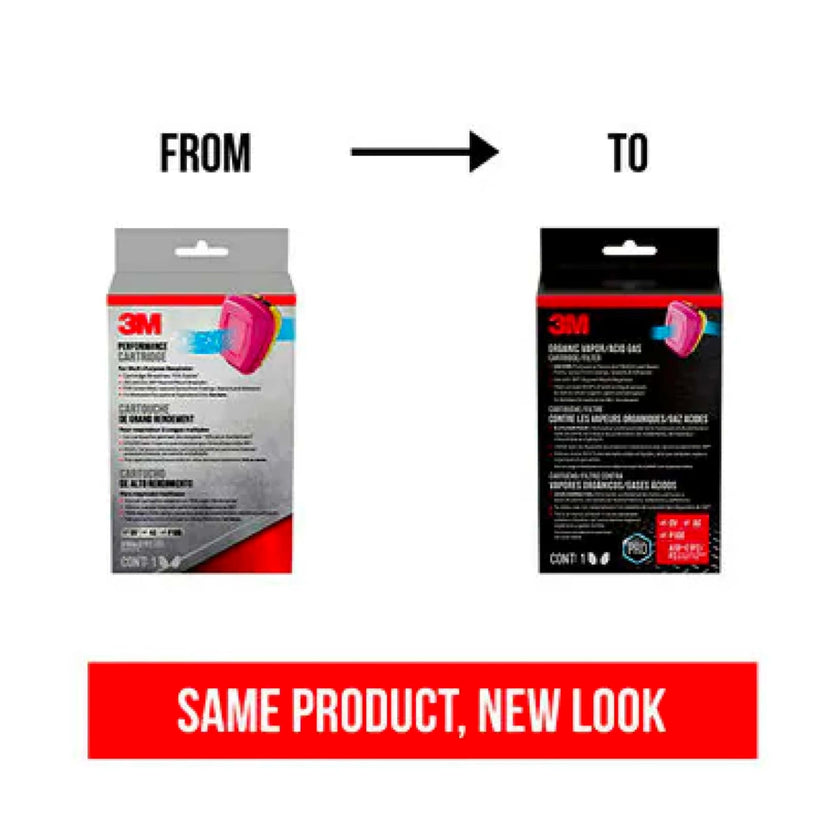 3M P100 Replacement Cartridges for Multi-purpose Respirator, Organic Vapour/Acid Gas, 2 Cartridges (1-Pair) 🍁 All In One Marketplace Canada