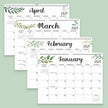 Wall Calendar 2026-2027, 15X12 inch Large Calendar Family Personl Organizer, 21 Months Runs from April 2026 through December 2027, Perfect for Organizing for Office Home (Leaf) 🍁 All In One Marketplace Canada