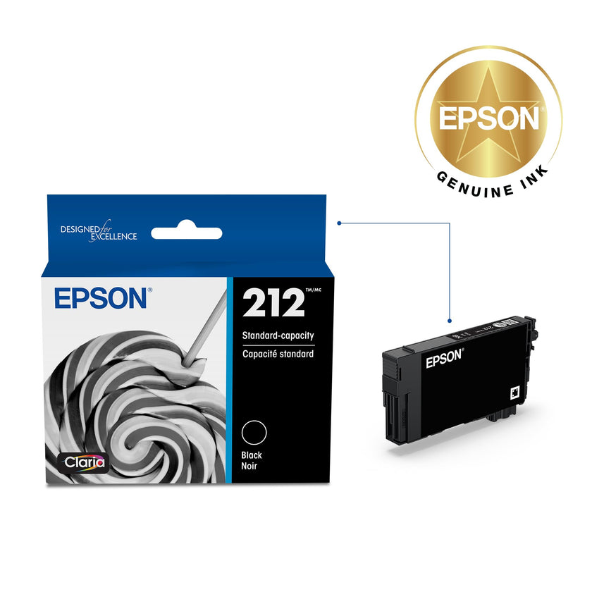 T212 Standard Capacity Black Ink Cartridge, 1 Size 🍁 All In One Marketplace Canada