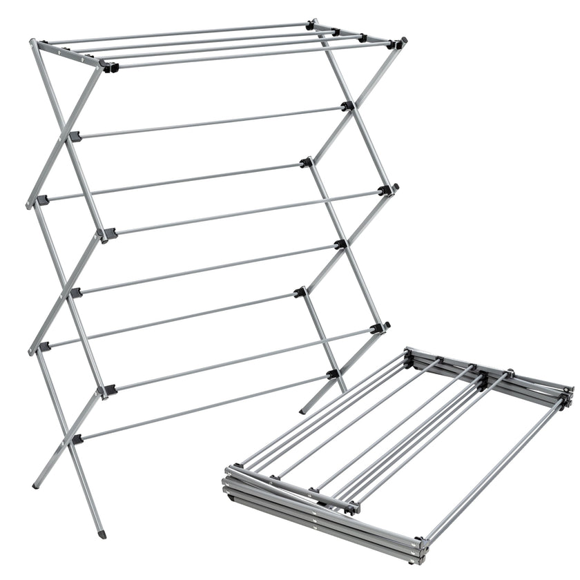 Honey-Can-Do Oversize Collapsible Clothes Drying Rack DRY-09066 Silver, 50 lbs 🍁 All In One Marketplace Canada
