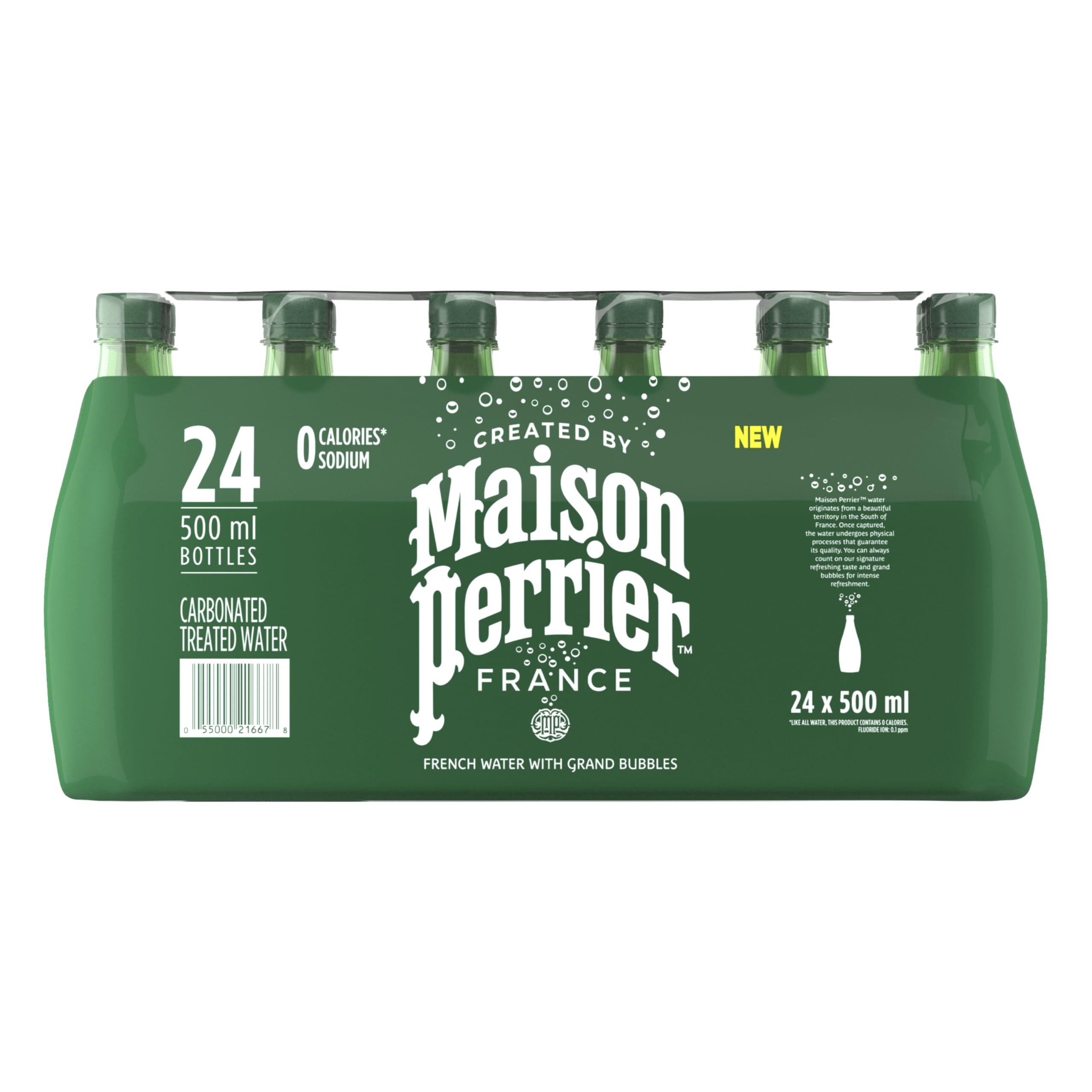 Maison Perrier Unflavoured Carbonated Water, 24 Bottles, 500 ml 🍁 All In One Marketplace Canada