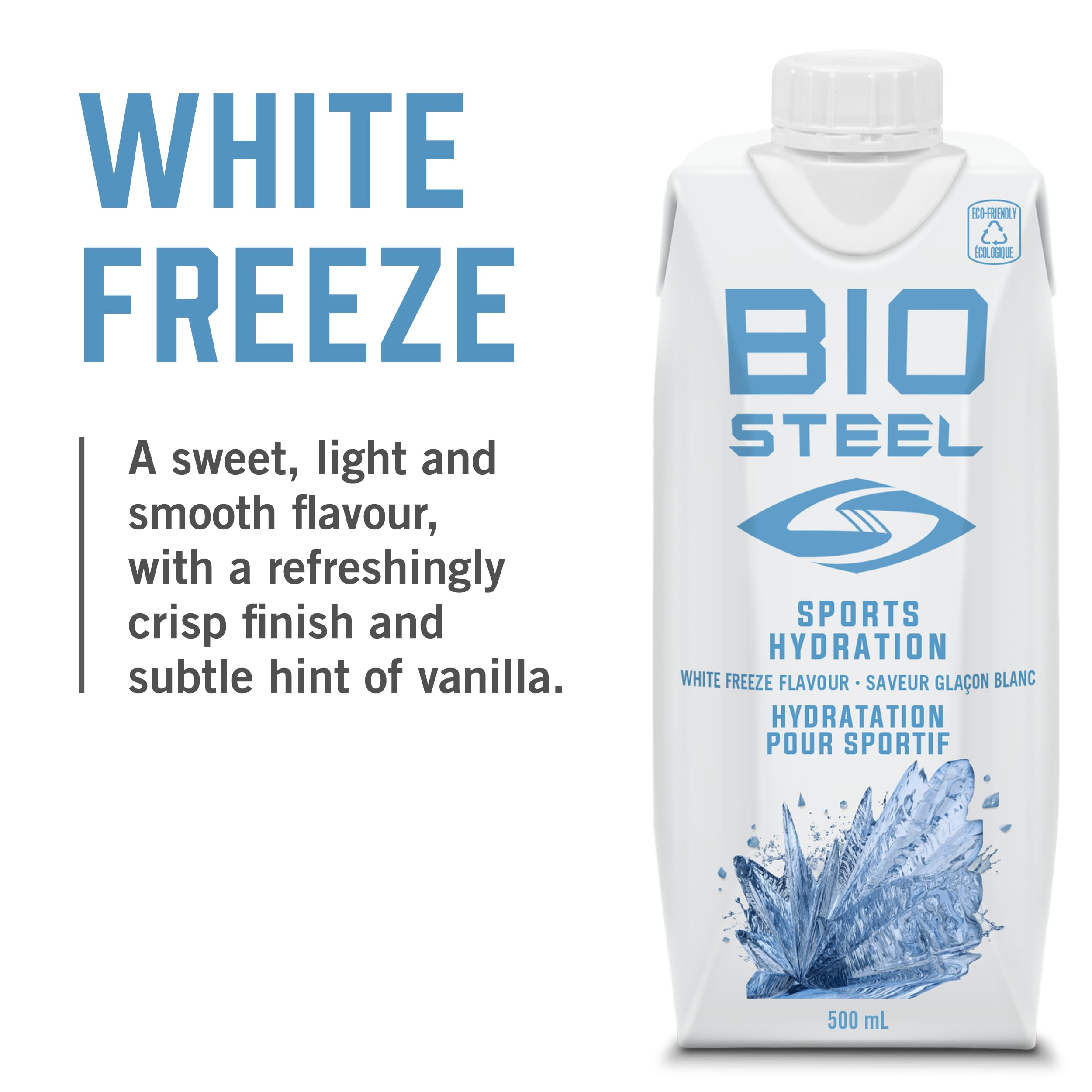 BioSteel Electrolyte Sports Drink, White Freeze, 12-Pack, Zero Sugar 🍁 All In One Marketplace Canada