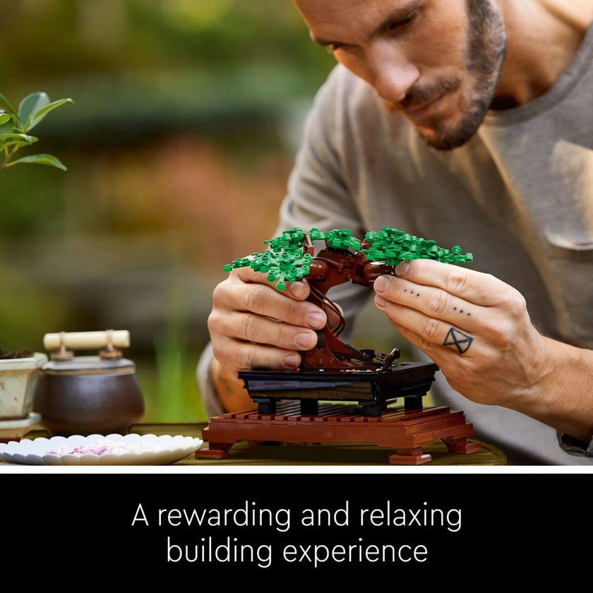 LEGO Icons Bonsai Tree Building Set - Artificial Bonsai Tree Plants for Home Decor, Adults Ages 18+ - Faux, Fake Plants for Table, Desk, Office - Birthday Gift for Men & Women - 10281 🍁 All In One Marketplace Canada