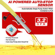 2026 Upgraded Electric Fuel Transfer Pump with Auto-Stop, 3.2 Gallon per Min, USB & Battery Powered, 51