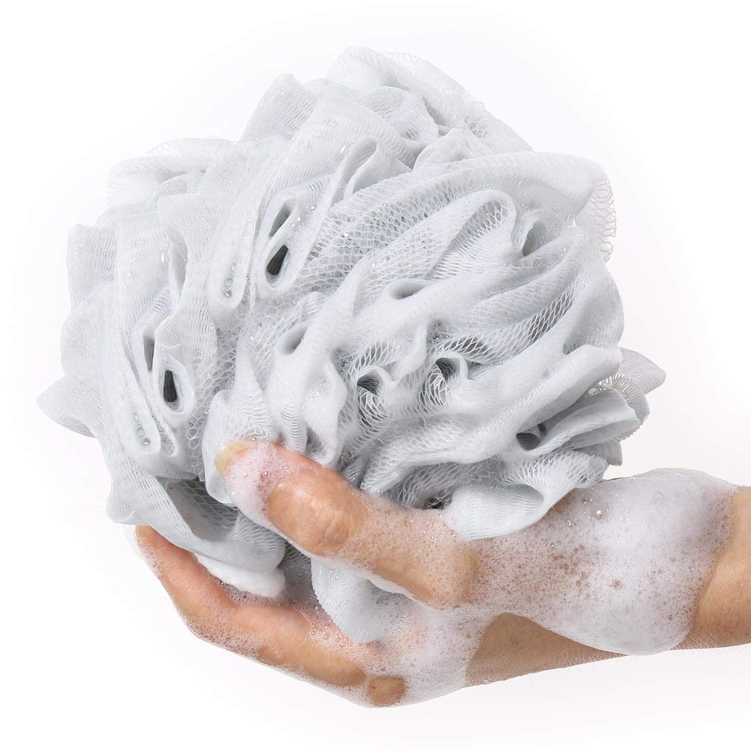 BTYMS Bath Sponge Shower Loofahs 60g Mesh Pouf Bath Scrunchies Body Wash Puff Shower Puff - Pack of 4 🍁 All In One Marketplace Canada
