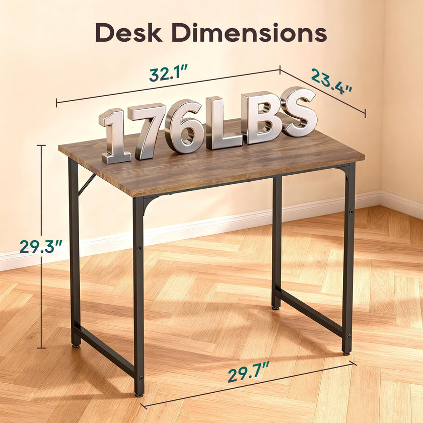 BestOffice Computer Desk,Home Office Desk Writing Study Table Modern Simple Style PC Desk with Metal Frame for Home Office 🍁 All In One Marketplace Canada