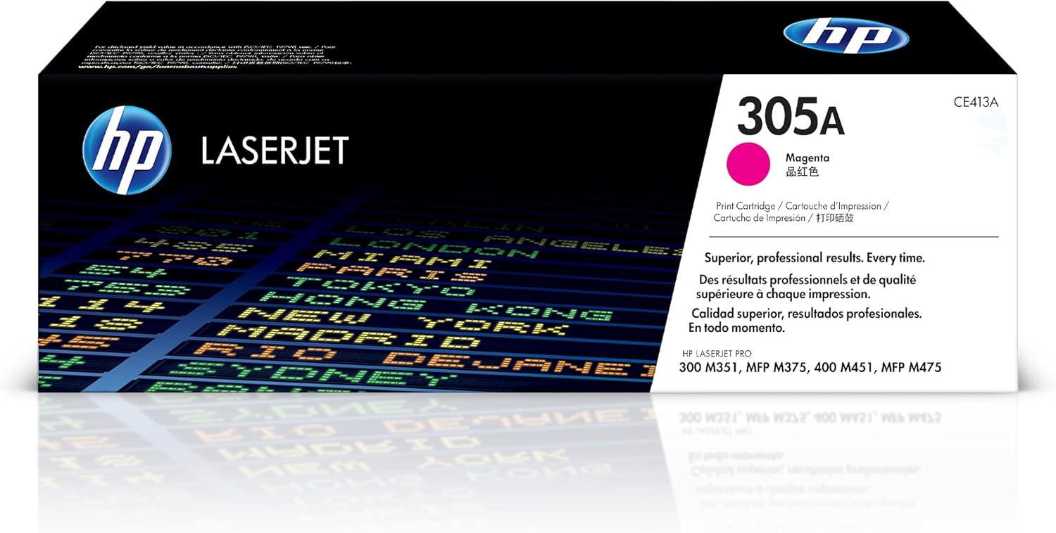 HP 305A (CE413A) Magenta Original LaserJet Toner Cartridge