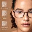 Gaoye Blue Light Blocking Glasses, Fashion Square Fake Nerd Eyewear Anti UV Ray Computer Gaming Eyeglasses Women/Men 🍁 All In One Marketplace Canada