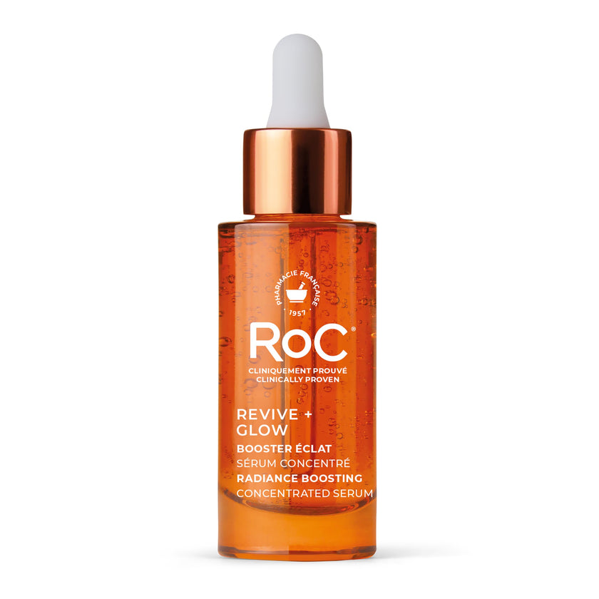 RoC Multi Correxion® Revive + Glow 10% Active Vitamin C Serum for Face, Daily Anti-Aging Wrinkle and Skin Tone Skin Care Treatment, Brightening Serum for Dark Spots, 30ML, Clear 🍁 All In One Marketplace Canada