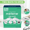 Metene Lens Wipes, 220 Pre-Moistened Individually Wrapped Glasses Wipes 🍁 All In One Marketplace Canada