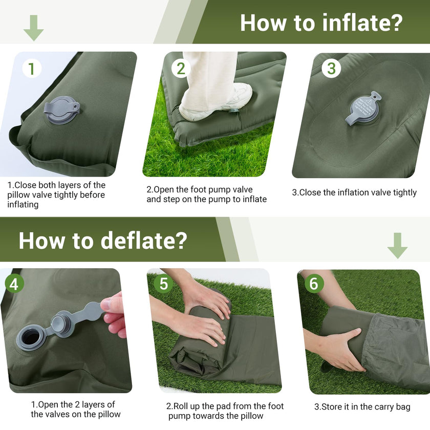 Double Camping Sleeping Pad 5.5