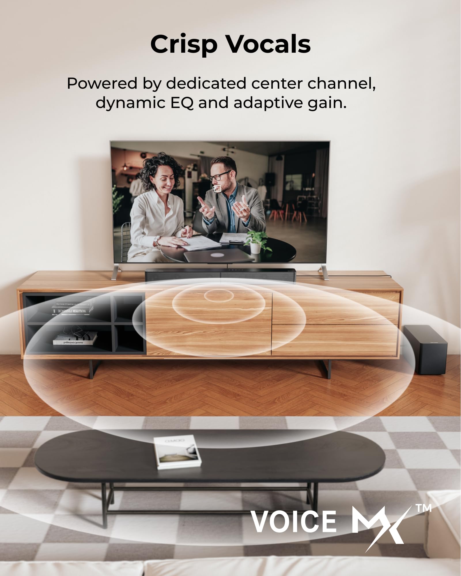 ULTIMEA 5.1ch Soundbar with Dolby Atmos, Sound Bar with Subwoofer for Smart TV, Home Theater Surround Sound System for TV, 300W, Adjustable Bass Boost, App, Bluetooth 5.4, Poseidon M60 (2025 Model) 🍁 All In One Marketplace Canada