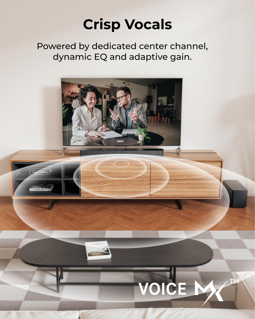 ULTIMEA 5.1ch Soundbar with Dolby Atmos, Sound Bar with Subwoofer for Smart TV, Home Theater Surround Sound System for TV, 300W, Adjustable Bass Boost, App, Bluetooth 5.4, Poseidon M60 (2025 Model) 🍁 All In One Marketplace Canada